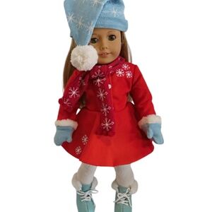 American Girl Doll with RARE Skating Outfit